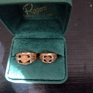 Set of His and Hers Harley-Davidson 10 karat gold rings!